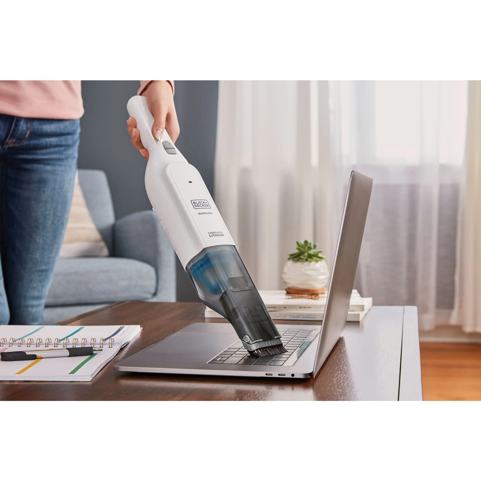 BLACK+DECKER dustbuster® AdvancedClean+™ Slim Cordless Hand Vacuum- HLVC315J10