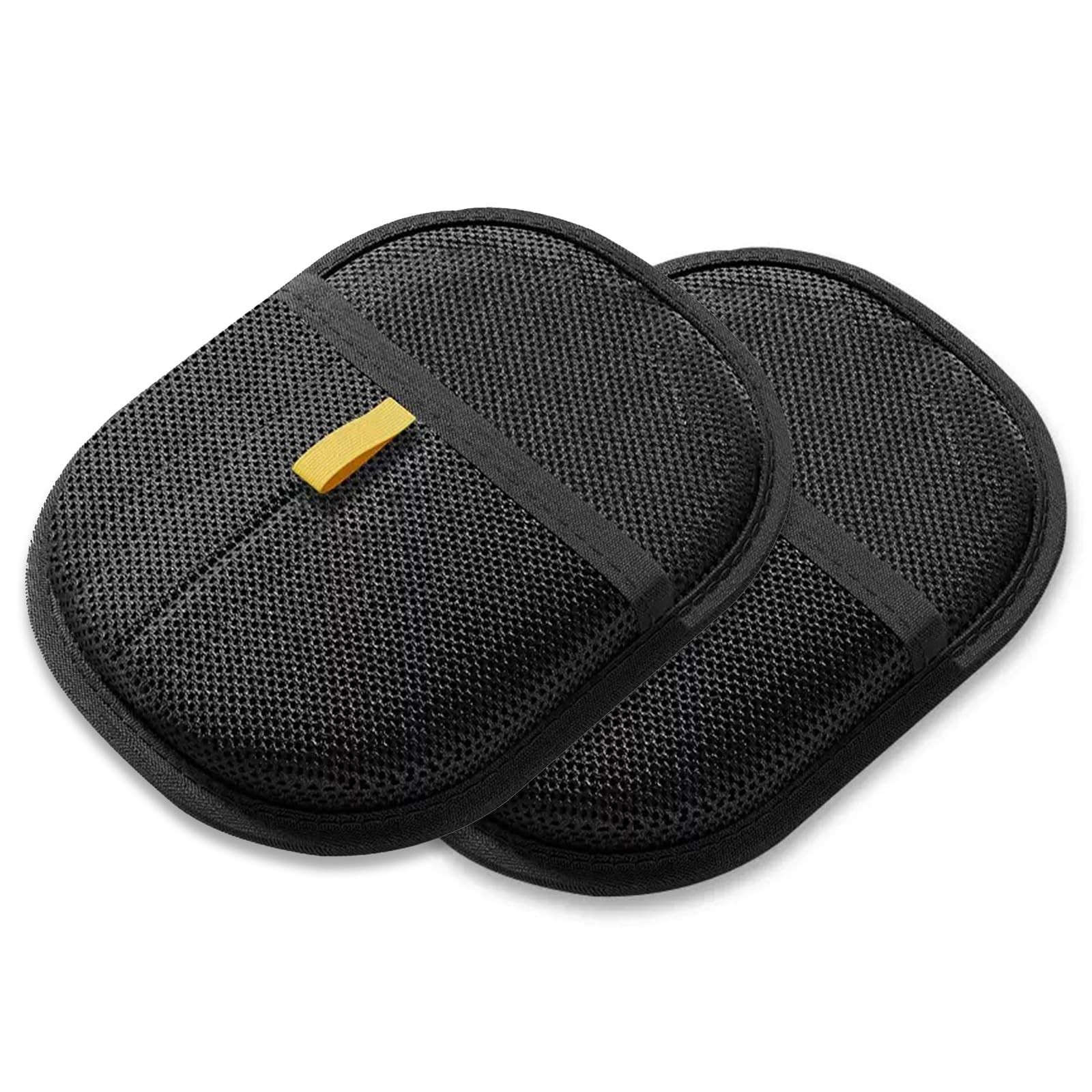 Apanbar 2 Pcs Yomi pet Hair Remover Glove,pet Removal BLACK(2PACK)