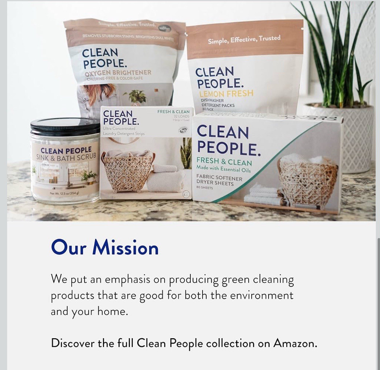 Clean People Dishwasher Pods – Cuts Grease & Rinses Sparkling 120 Count