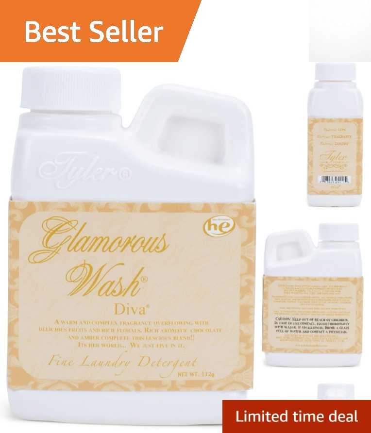 Tyler Candle Co Diva Scent Wash 4oz – Gentle for Delicate Fabrics