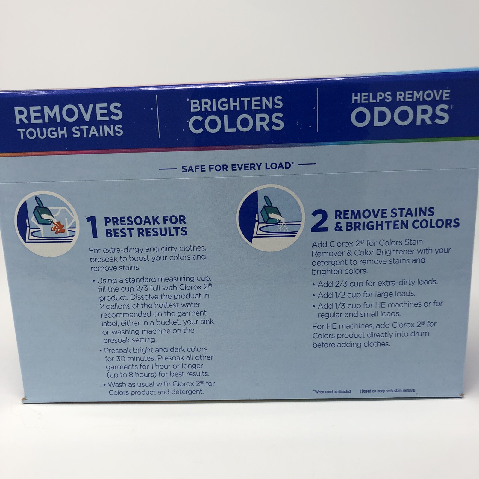Clorox 2 For Colors Stain Remover Color Booster Powder Original 49.2 oz