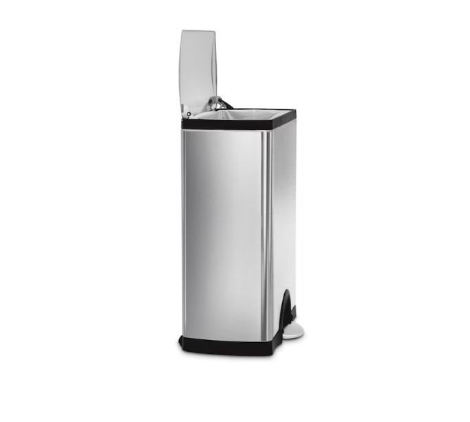 [BIG SALE] simplehuman 13 Gal Step Trash Can Brushed Steel Kitchen Bin