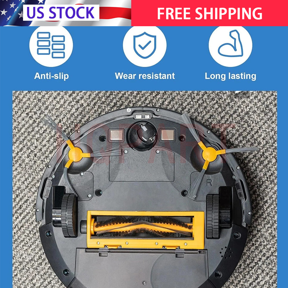4x Robot Tires For Irobot Roomba Wheels Series 5/6/7/8/9/I7 S9 Anti Slip USA