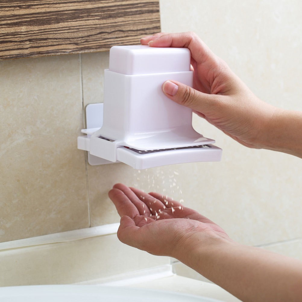 Reusable Wall Soap Organizer Self Draining Soap Tray for Bathroom Storage