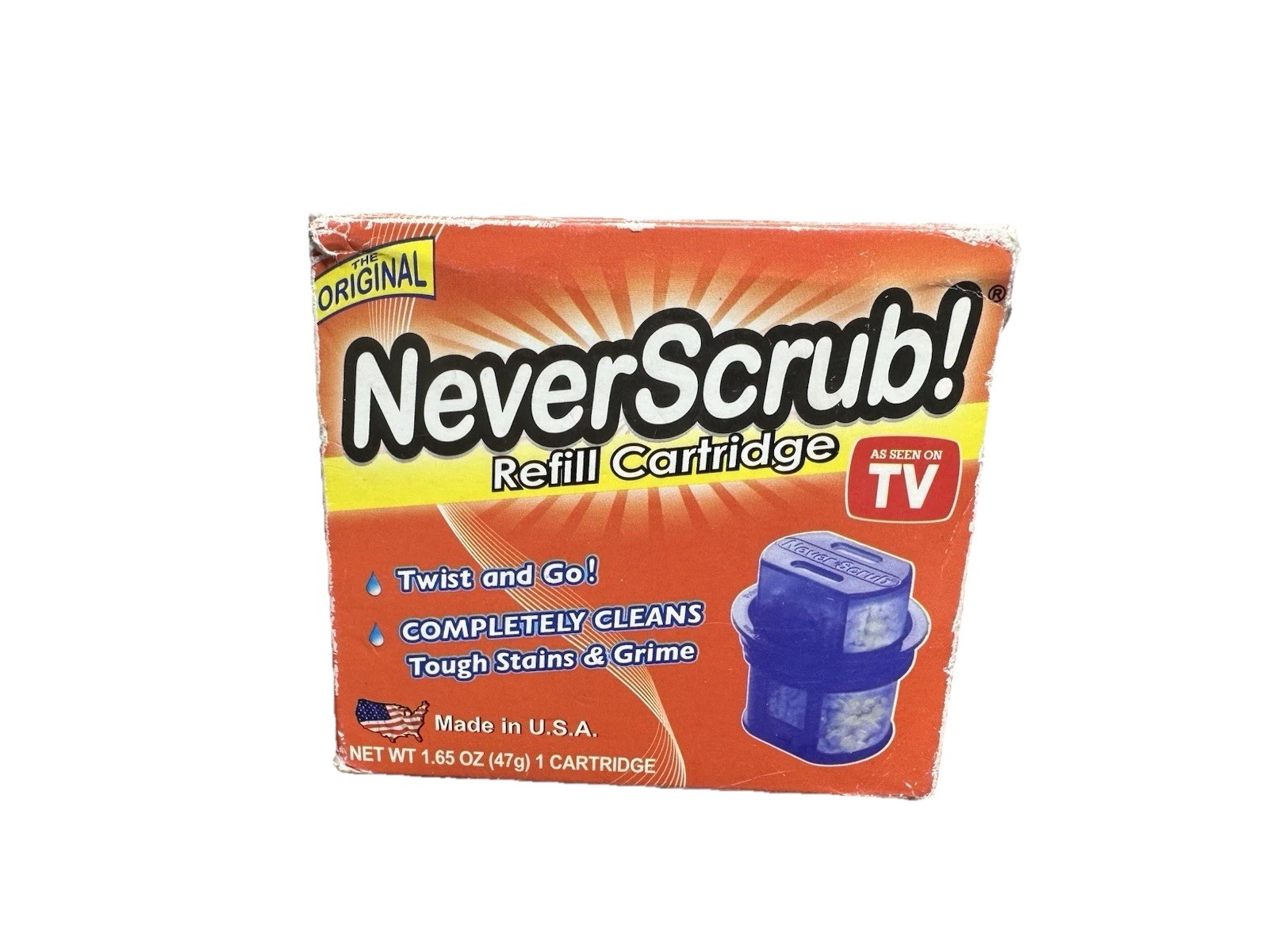 NeverScrub Self-Cleaning Toilet System Refill Cartridge – 1.65 oz
