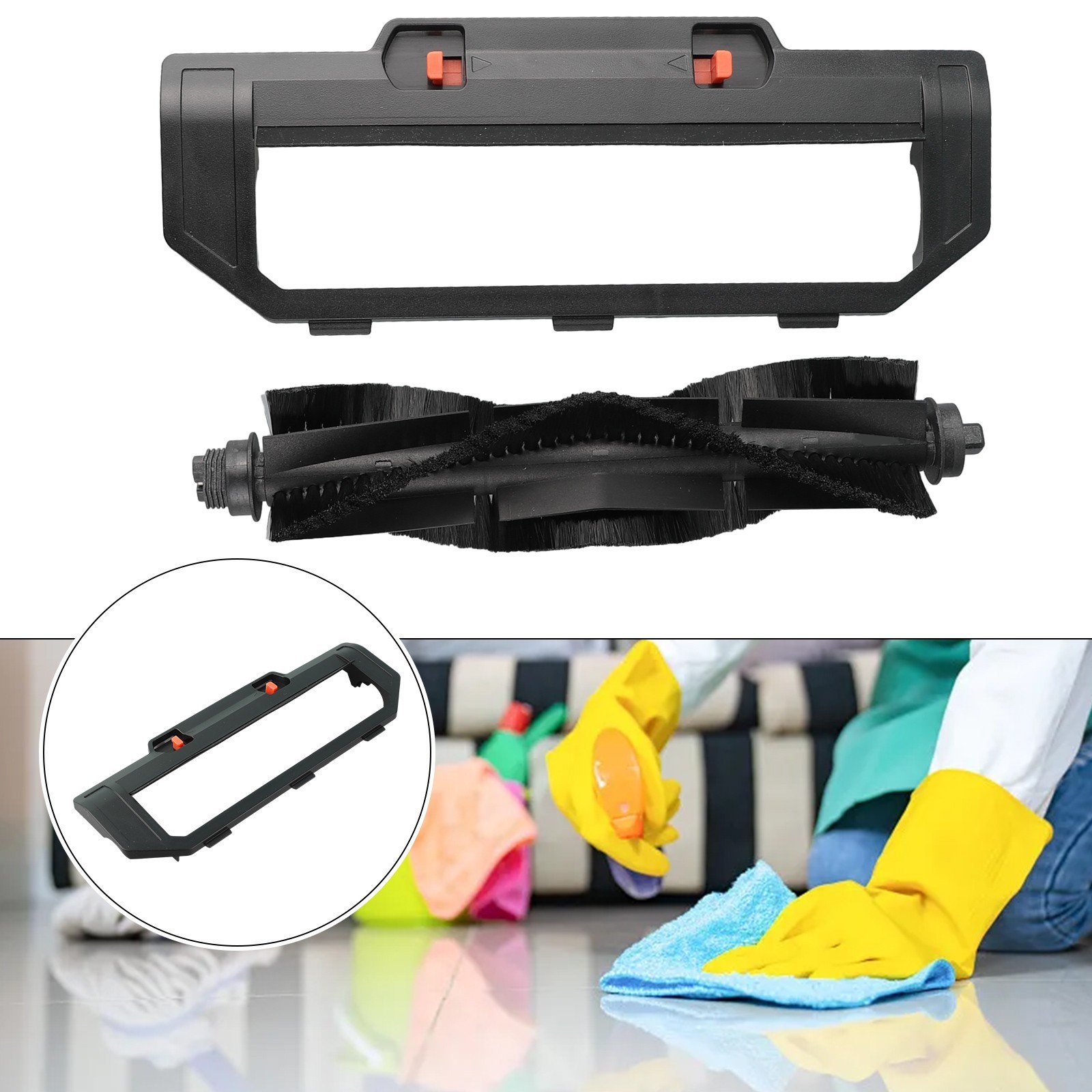 High Quality For Wyze Robot Vacuum Replacement Brush Cover Roller Main Brush