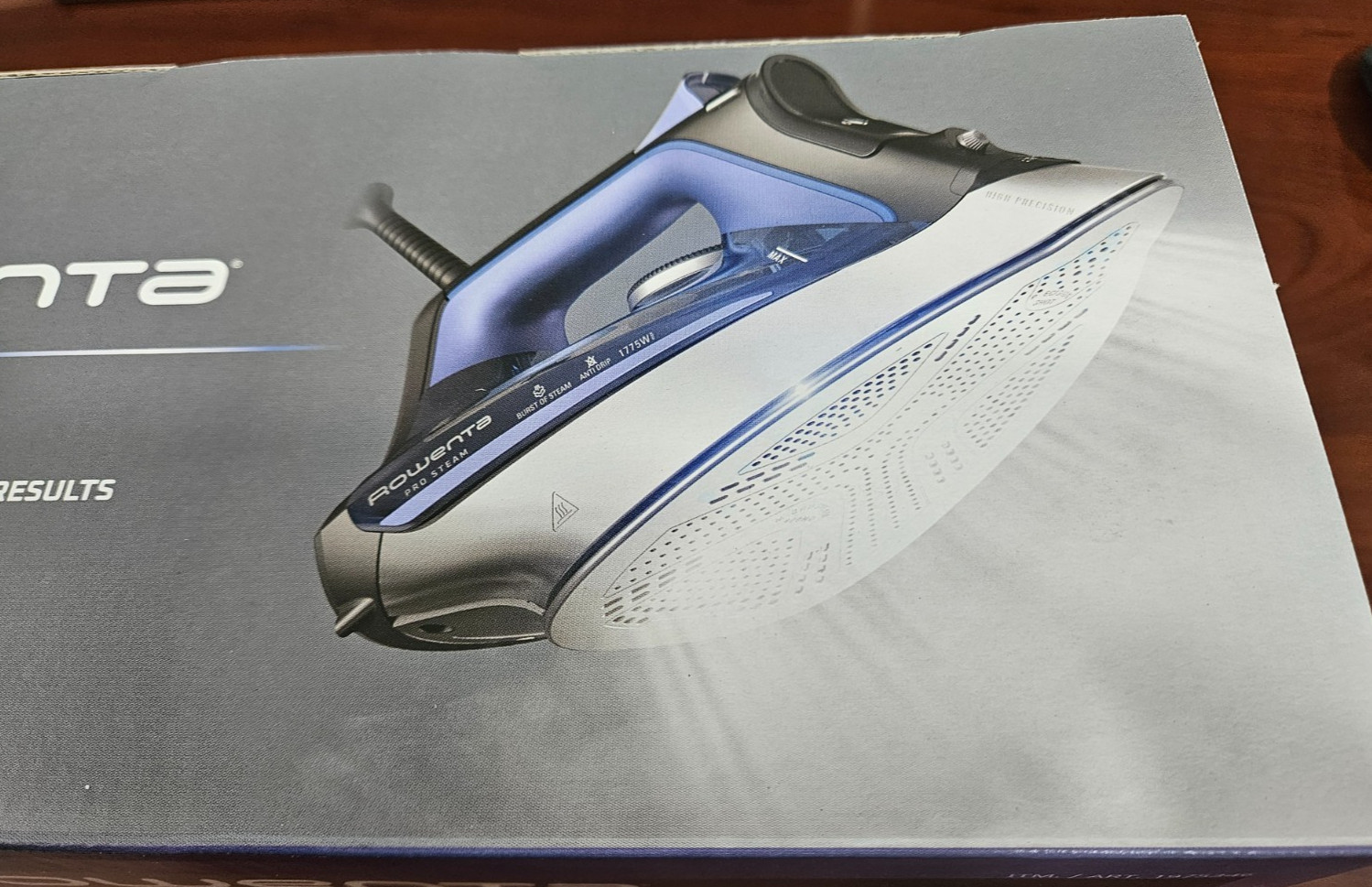NEW Rowenta DW8302 U1/23A 120V 1775W Stainless Steel Pro Steam Iron Made France
