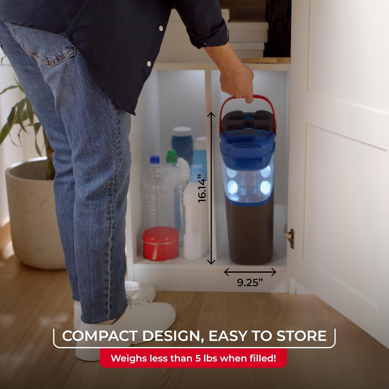 O-Cedar H2Pro Flat Mop System | Quick Everyday Cleaning | Dual-Tank Fresh Water