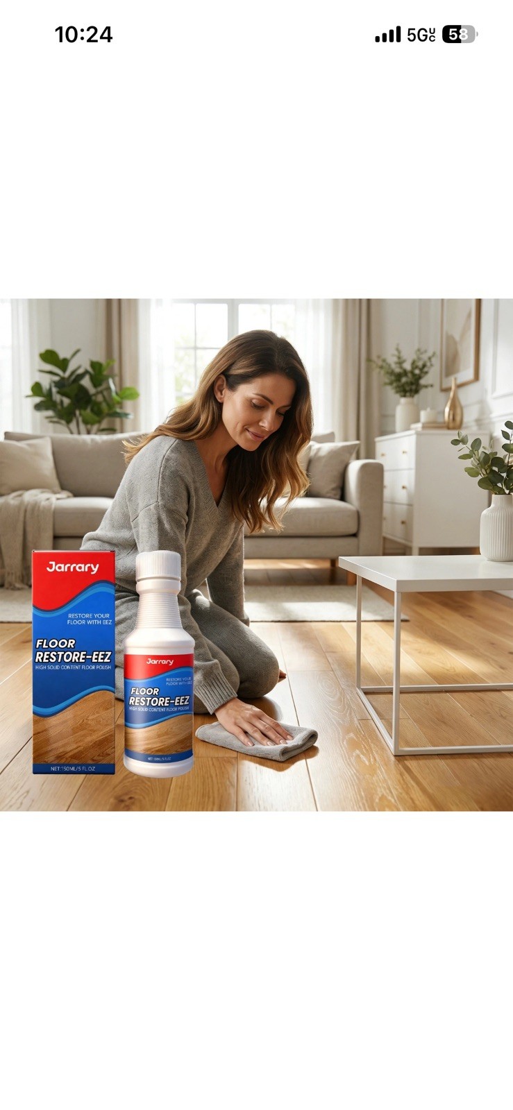 Clean-Eez Ultimate Floor Restorer & Polish – Revitalize,Protect,Shine Wood 150ml