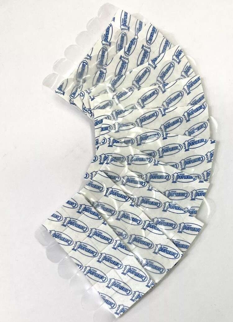 3M Command Strips 17020CLR Mini Gemini Clear Bulk Lot of 120 Refills
