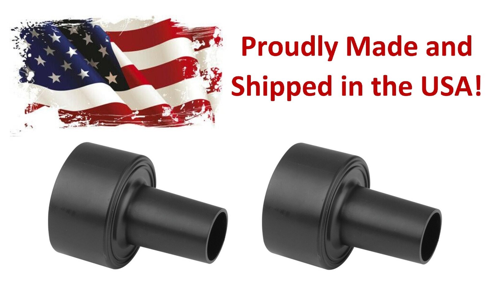 Conversion Adapter Wet Dry Shop Vac Fits Ridgid Craftsman Hose 2-1/2″ to 1-1/4″