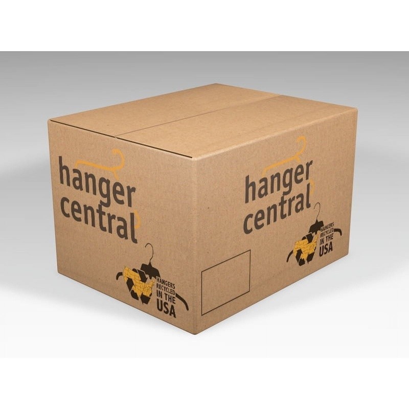 Heavy Duty Recycled Plastic Hangers W/ Swivel Hook & Padded Clips 50 Pack New