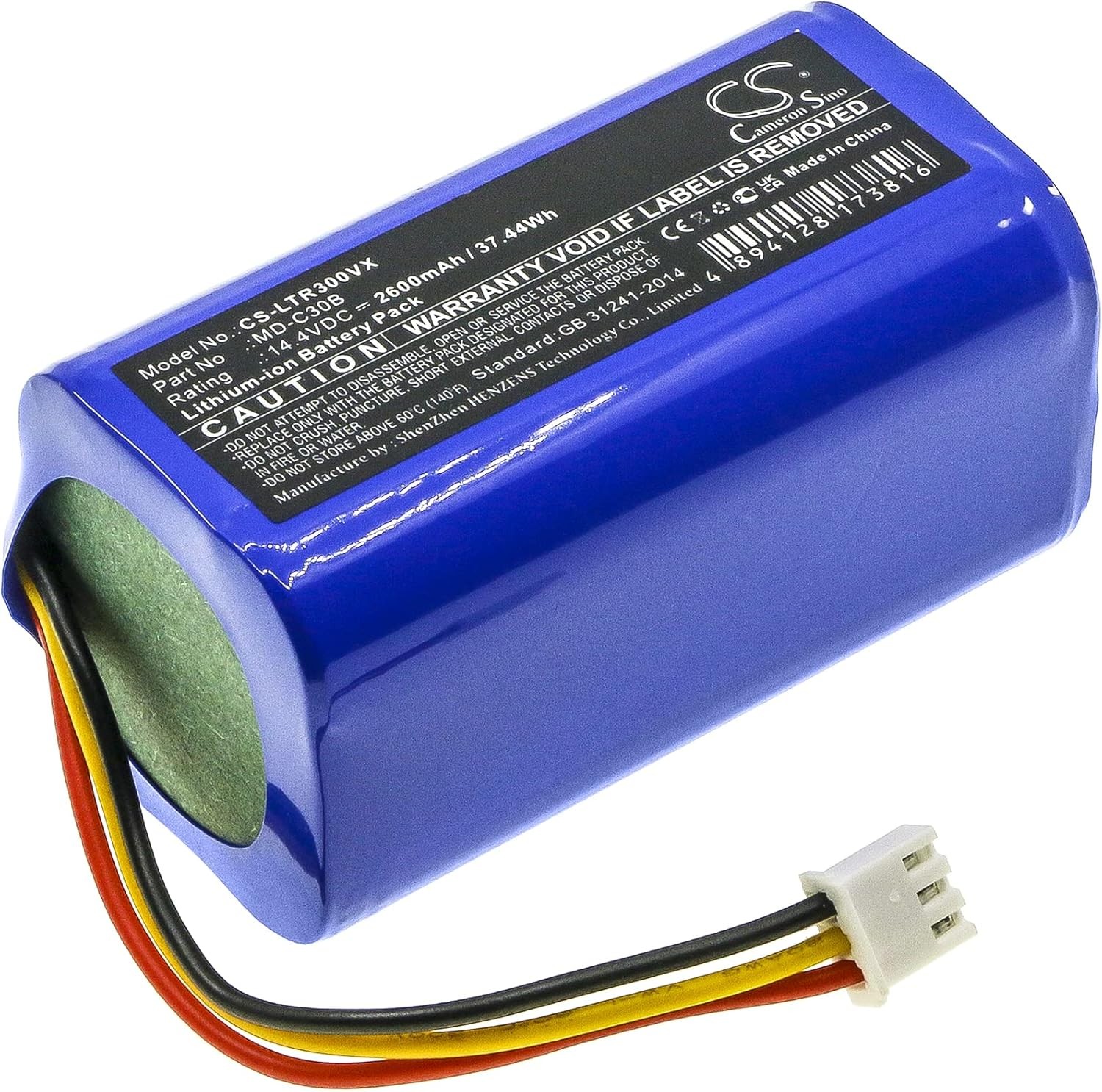 Replacement Battery Fit for Liectroux C30B C30B 2D C30B 2D WiFi Robot Vacuum