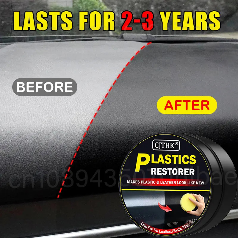 Car Plastic Restorer Back To Black Gloss Trim Hydrophobic Coating Repair Agent