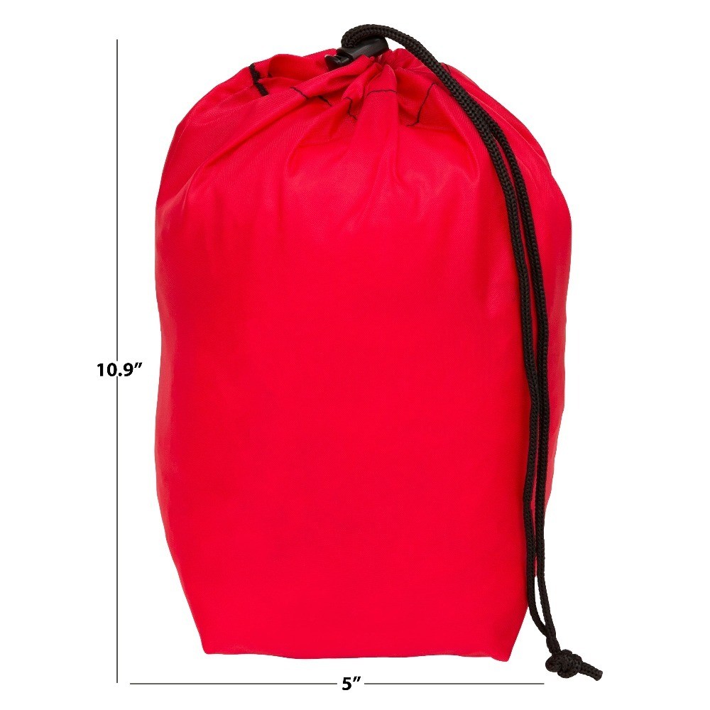 Large 16.2L Drawstring Closure Stuff Sack Ditty Bag 3 Pack Assorted Colors