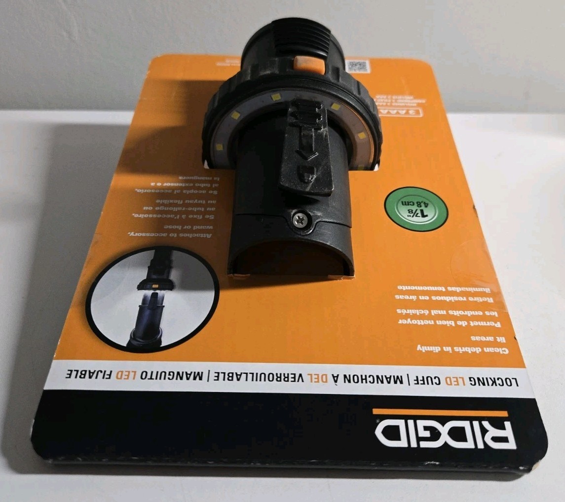 1-7/8 in. VT1736 LED Lighted Passthrough Accessory Cuff Shop Vacuum Attachment
