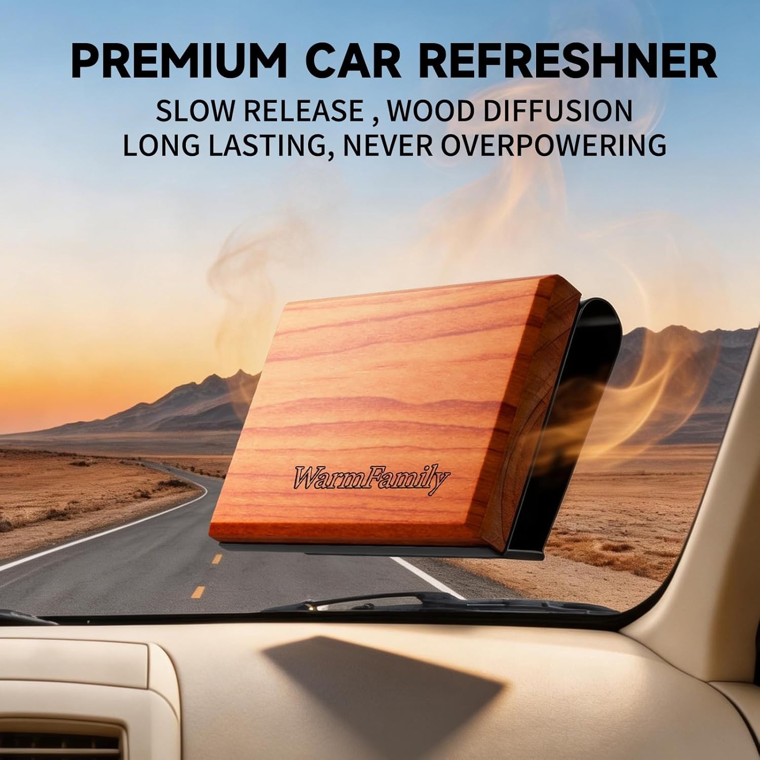 Car Air Freshener – Wood Air Freshener – Car Odor Eliminator Multi Scents