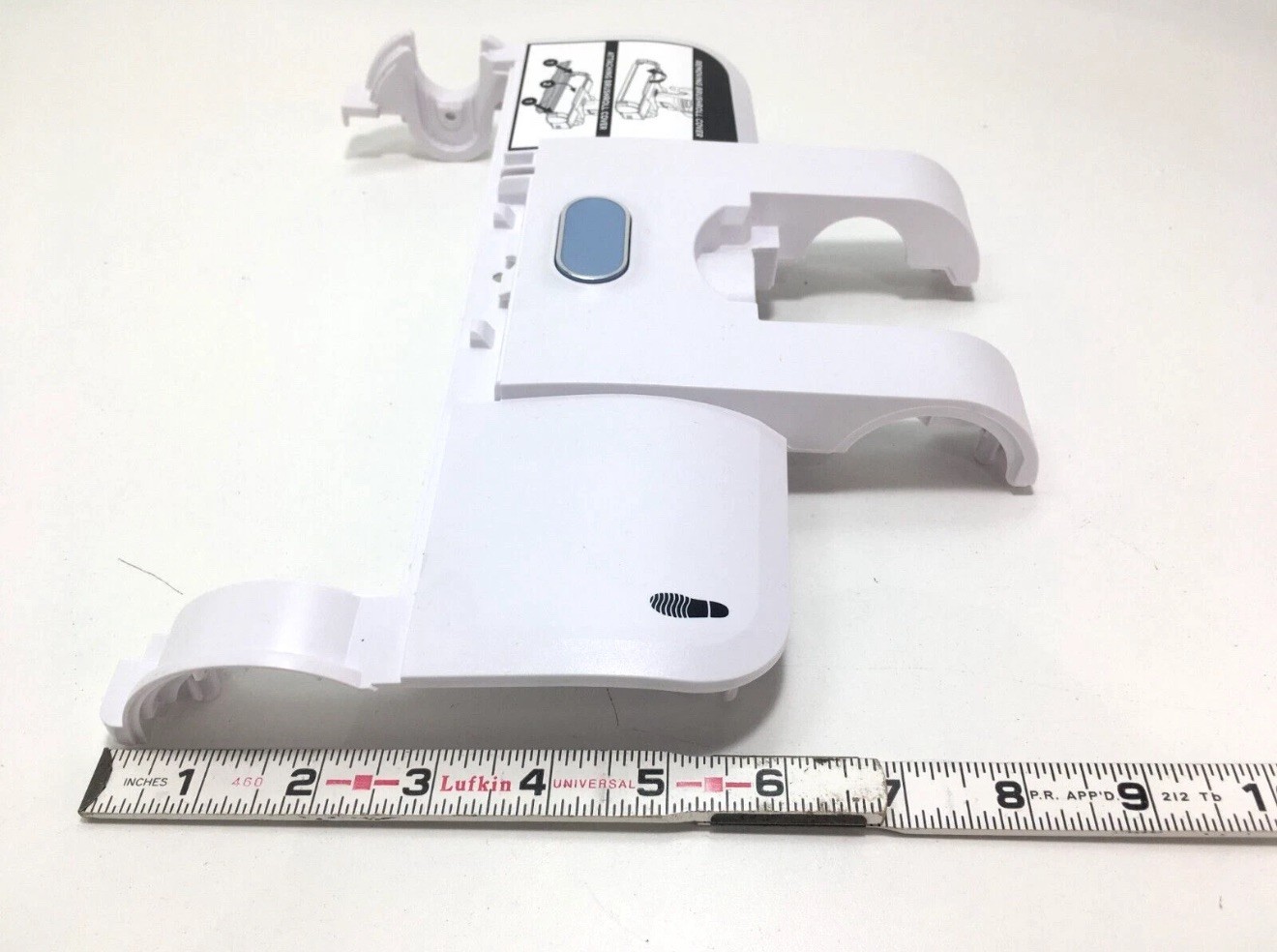 Shark WD201 WD200 AW201 TOP LID HOUSING COVER for Floor Nozzle Genuine OEM White