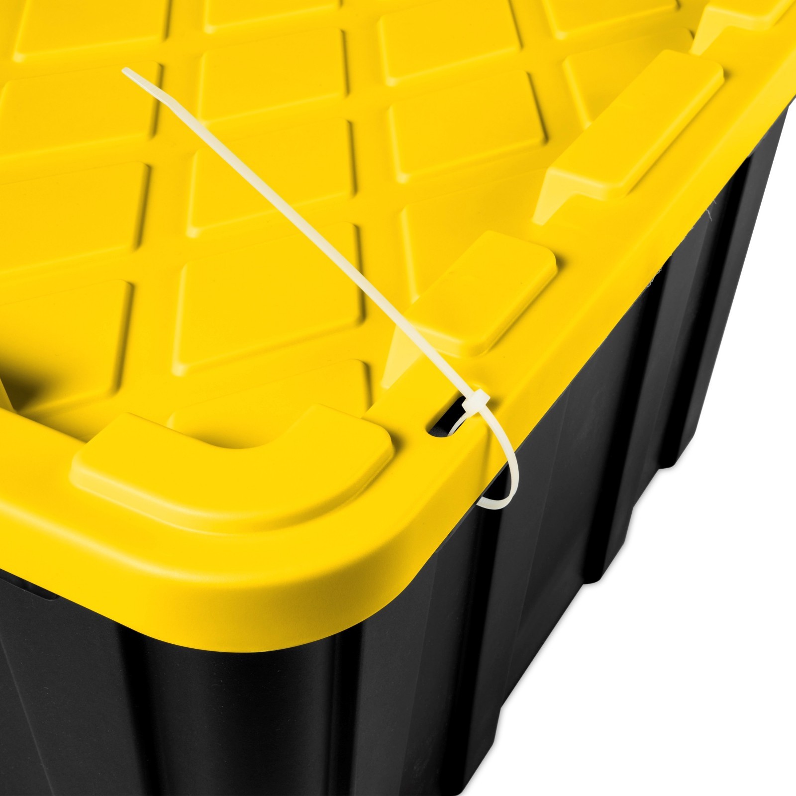 Sterilite Large Storage Bin, 27 Gallon Durable Plastic Storage Tote with Snap-O