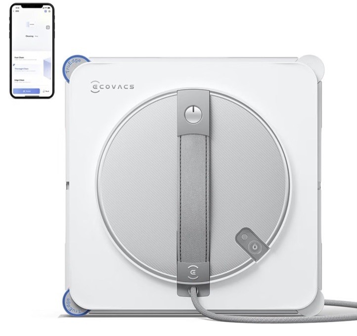 ECOVACS WINBOT W2S Window Cleaning Robot App Control TruEdge Scrubber Fast Ship