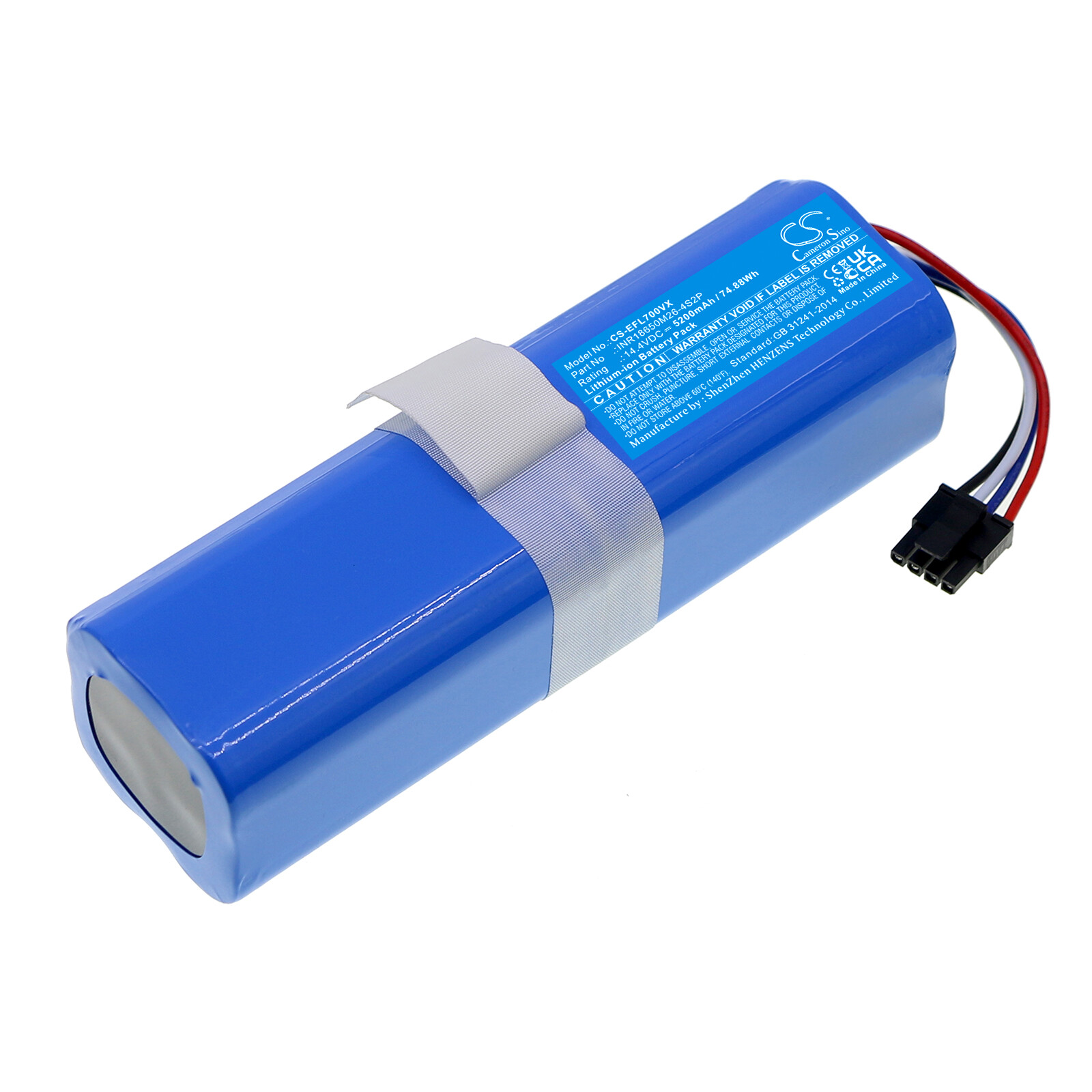 5200mAh Battery For Eufy Robovac L70 Hybrid;T2190;T2190G21;P/N:INR1B65OM26-4S2P