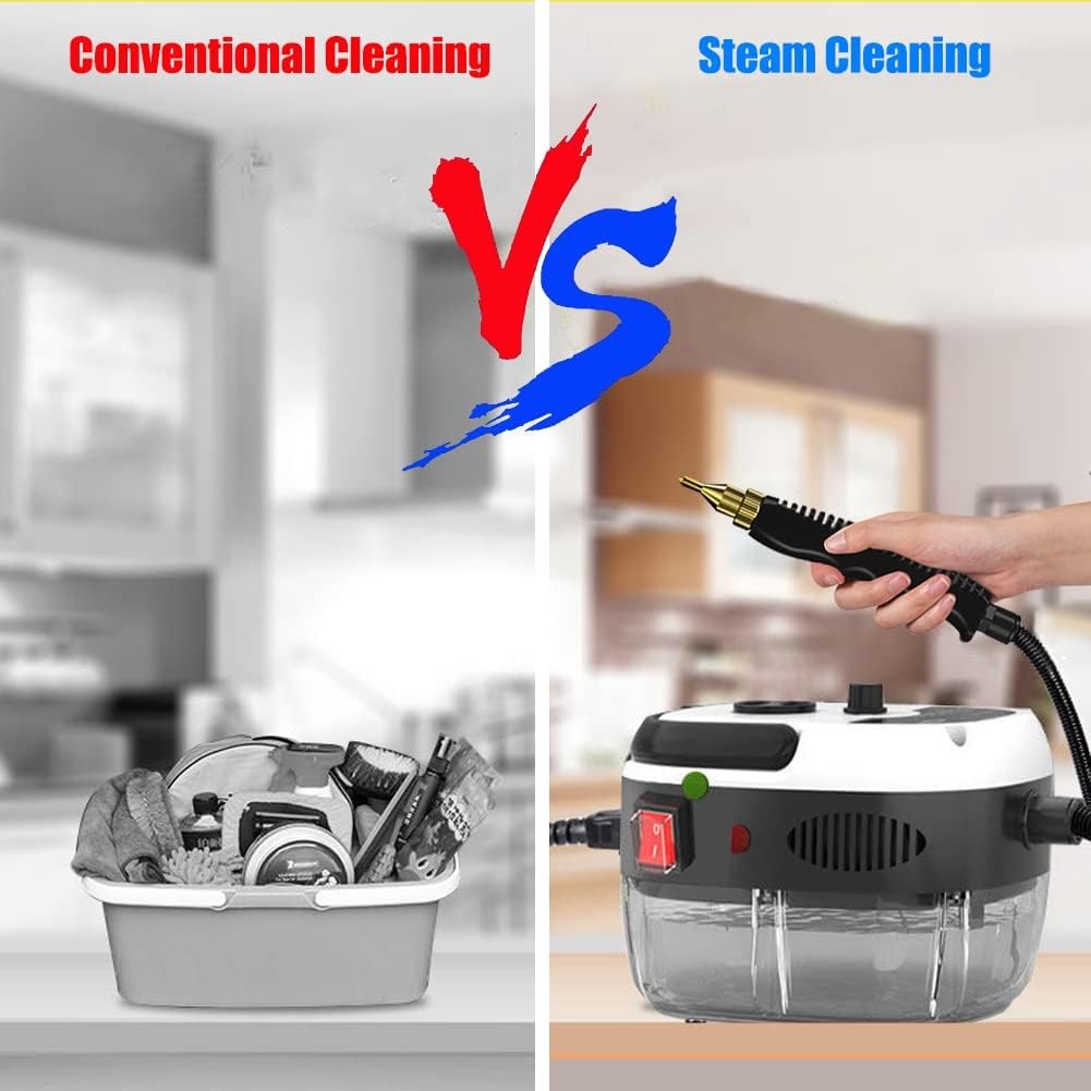 2500W Steamer for Cleaning High Pressure Portable Car Steamer for Home Kitchen