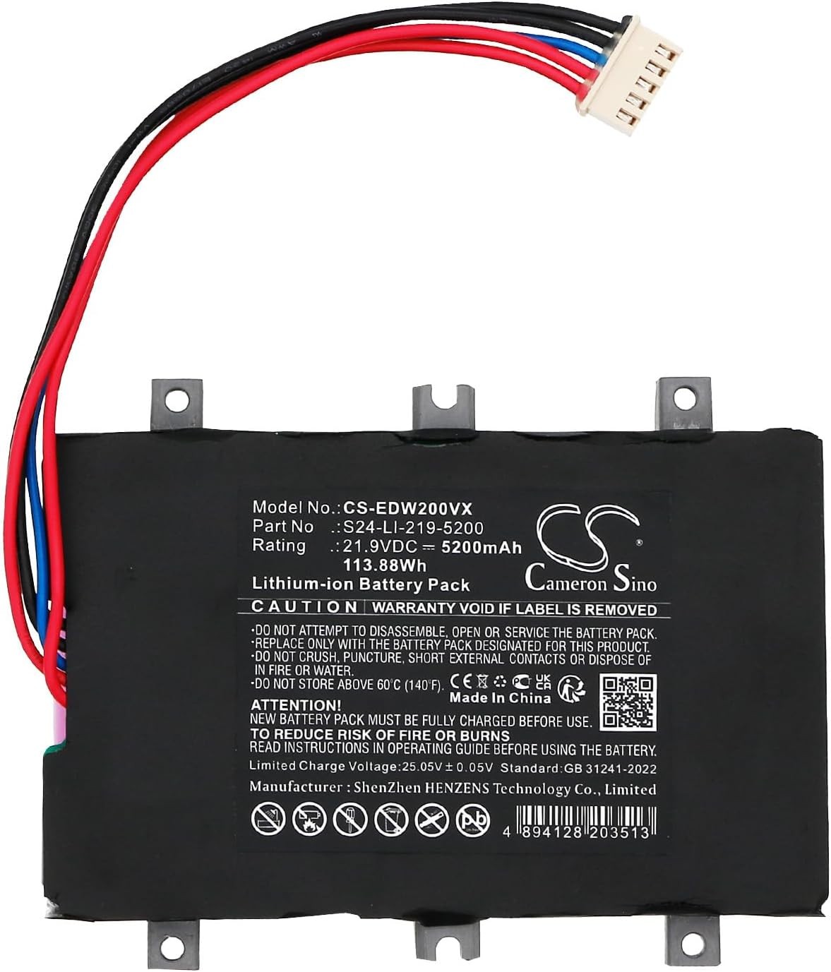 New 5200mAh Replacement Battery for Winbot W2 Omni Winbot W2 Pro Winbot W2 Pro