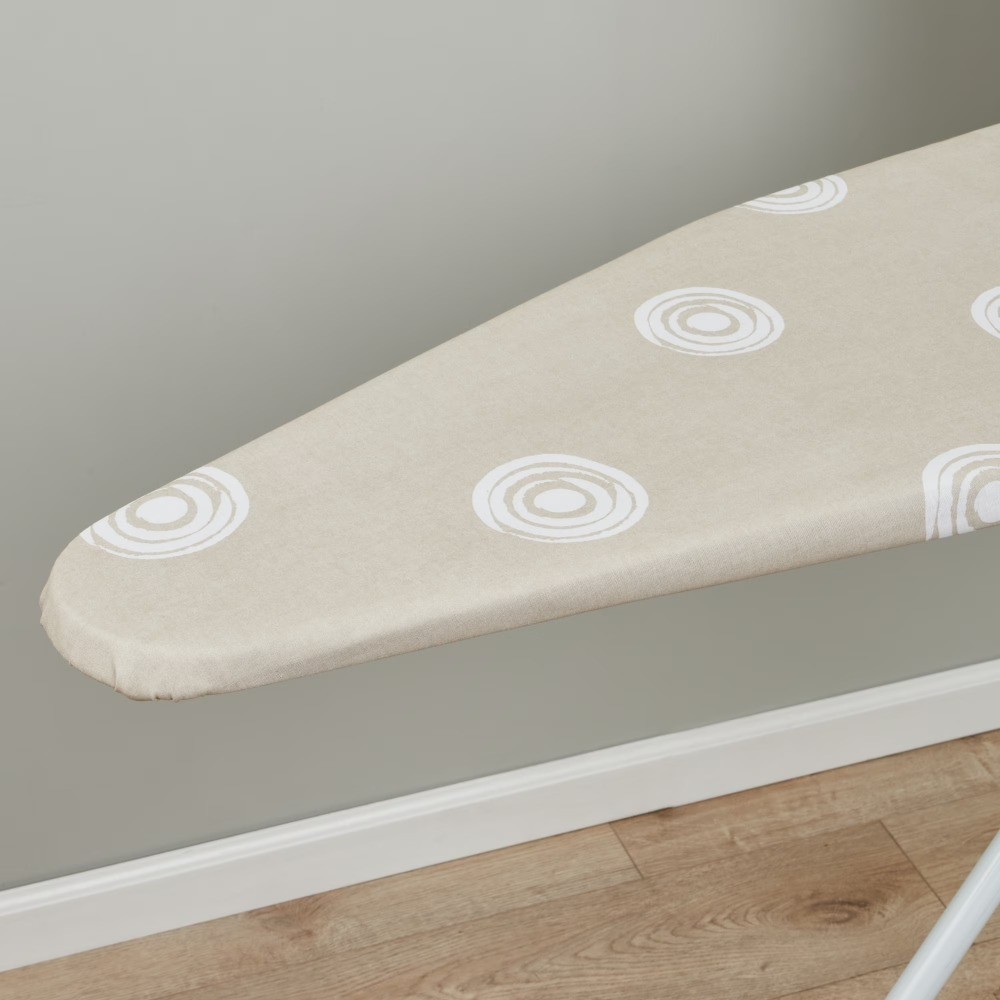 Full‑Size T‑Leg Ironing Board – 53″ x 14″, Adjustable Height, Steel Frame