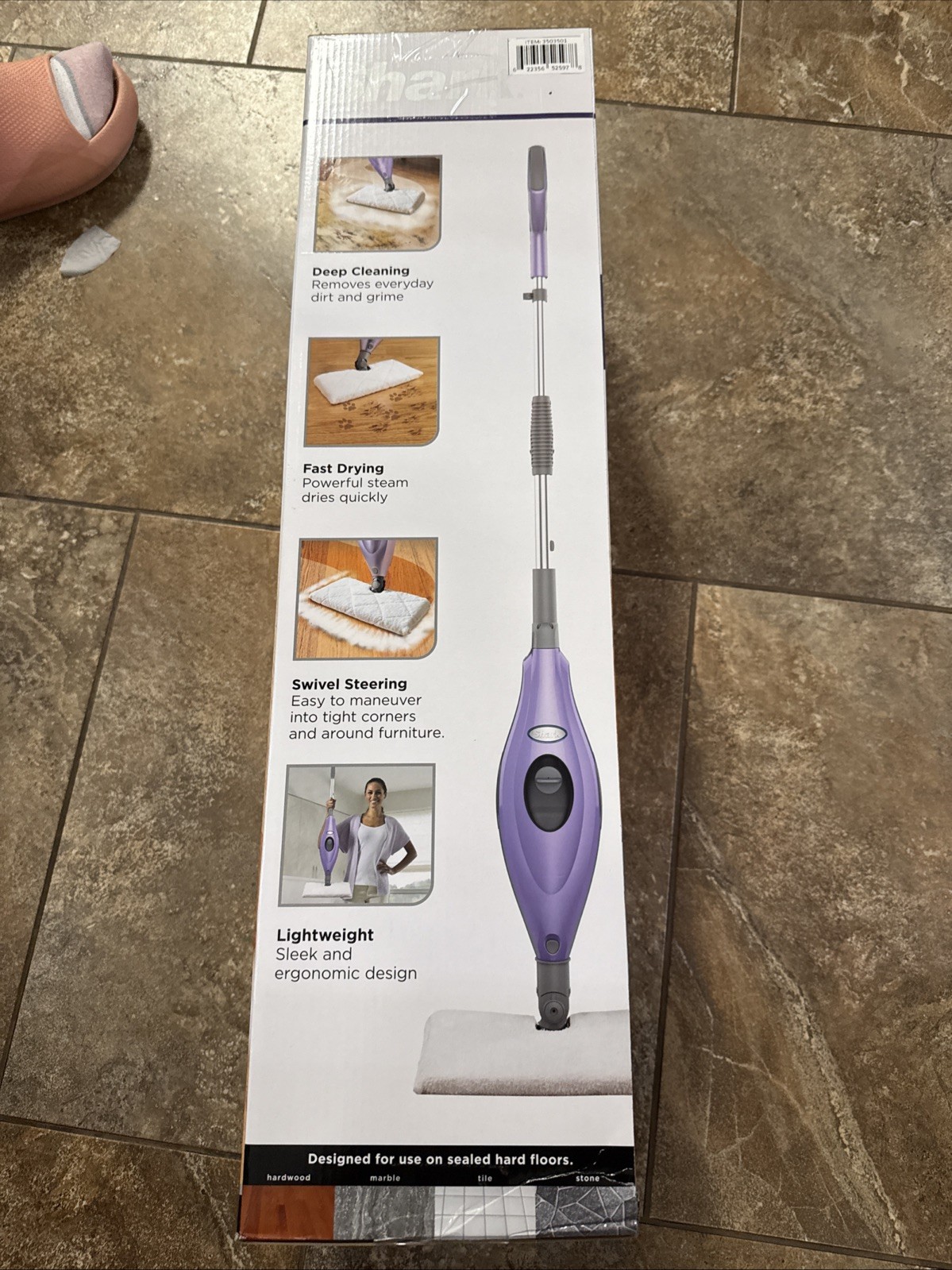Shark S3501 Purple Steam Pocket Mop