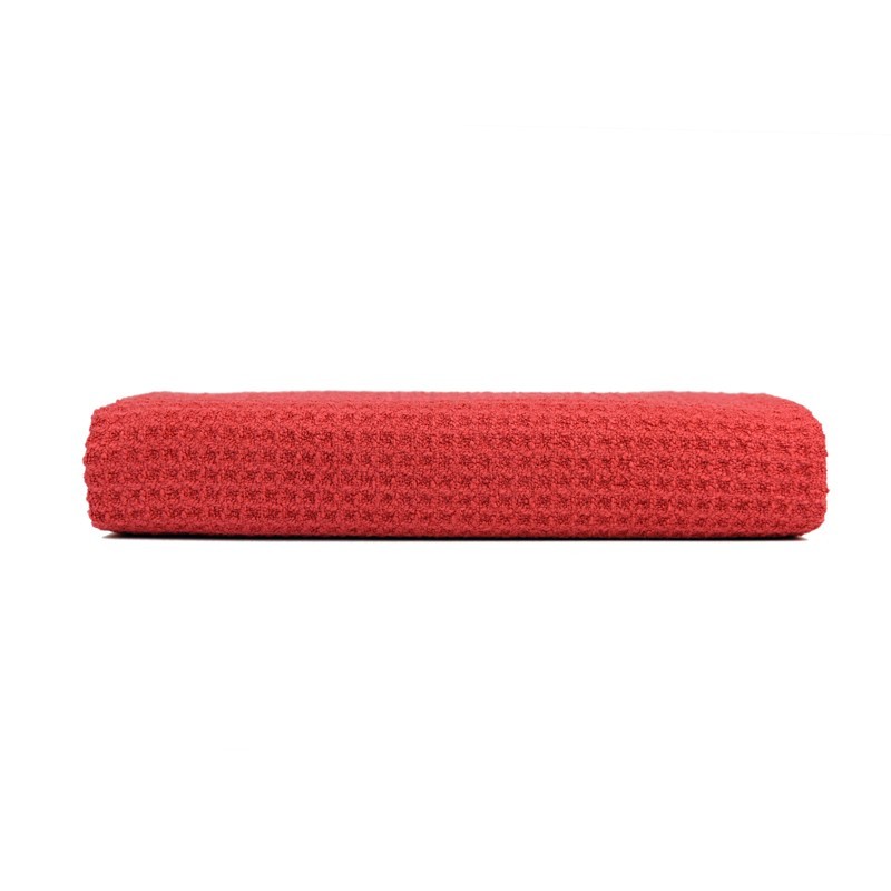 CarCarez Red Microfiber Towels 16″x24″ 380GSM 120PCS Bulk Detailing Towels