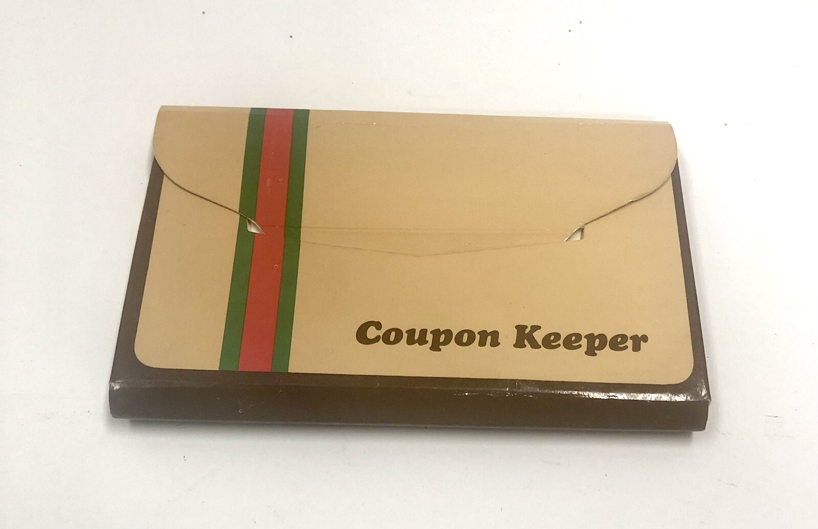 Coupon Organizer Sleeve Pocket Holder Paper Storage Wallet Nostalgia Retro 70/80