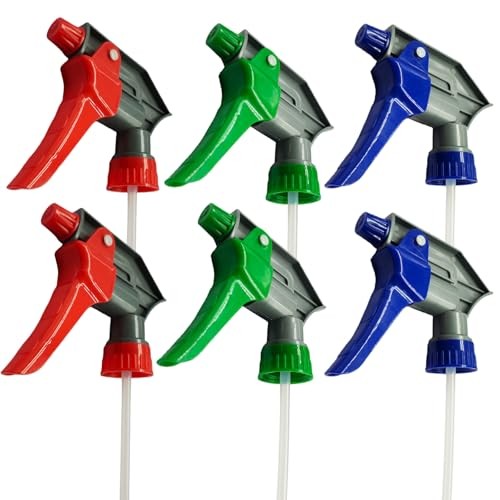 6Pcs Spray Bottle Nozzles Adjustment Leak-Proof Spray Heads Chemicals