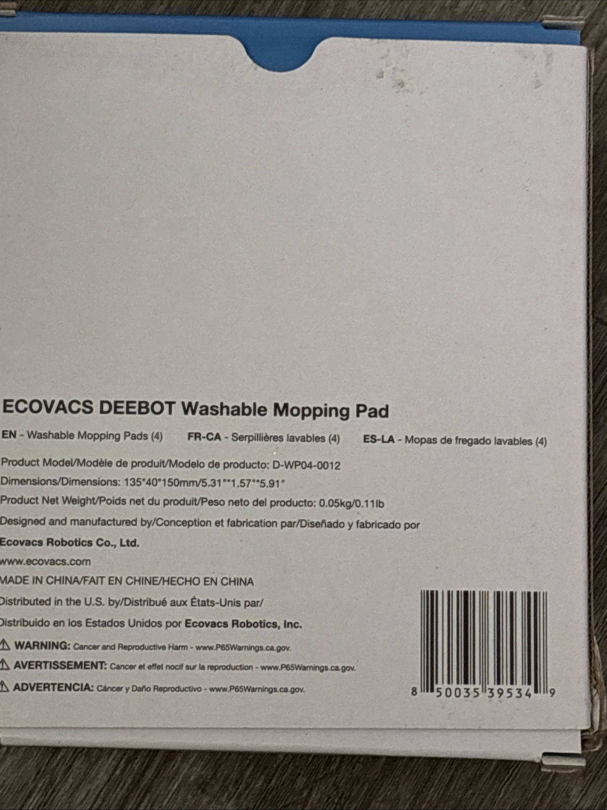 Ecovacs Deebot X1 X2 T20 T10 X1e Turbo Washable Mopping Pads Genuine Part Robo
