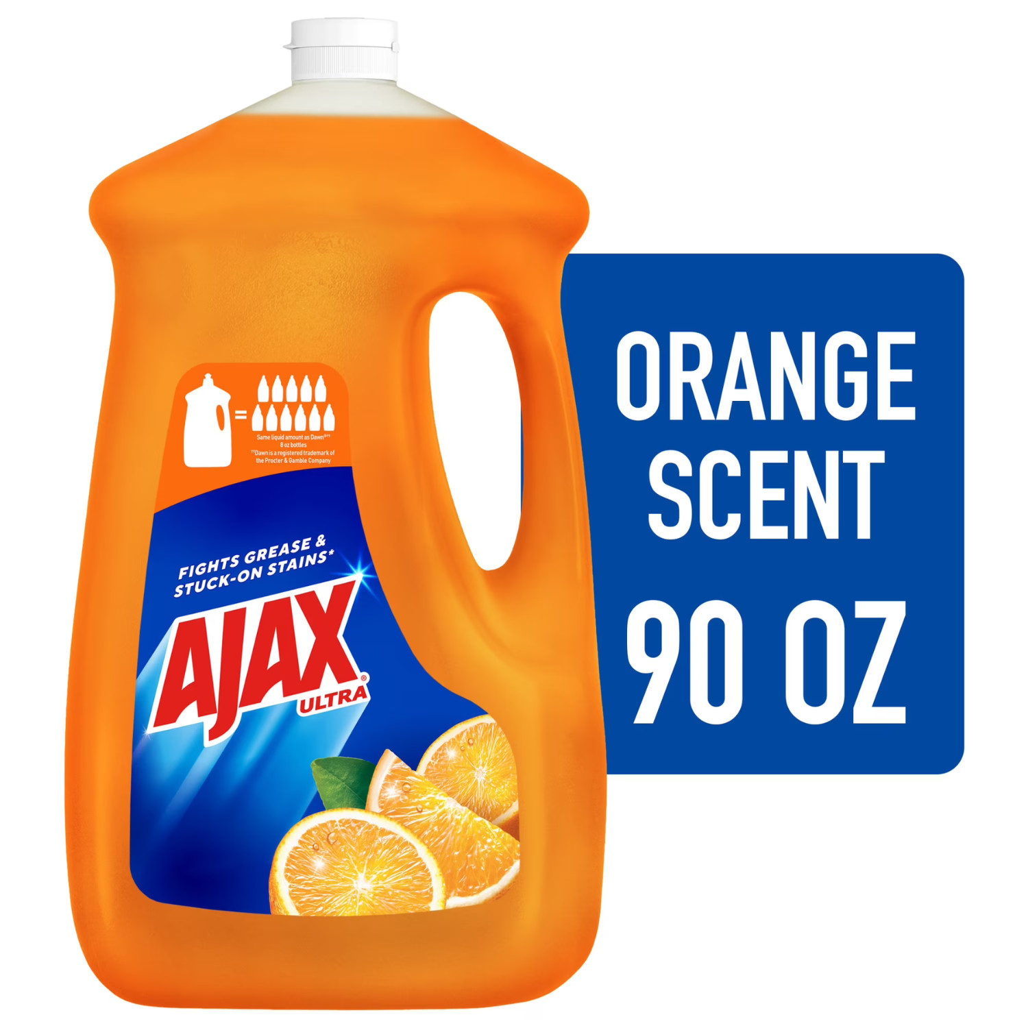 (5Pack) Ajax Ultra Liquid Dish Soap Orange Scent, Triple Action, 90 fl oz Bottle