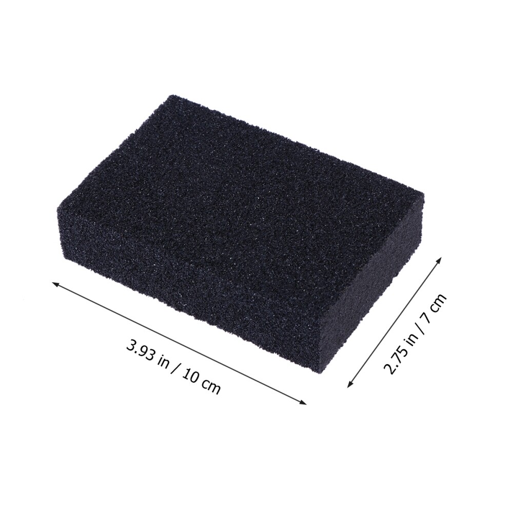 5PCS melamine sponge foam pads sanding sponge kitchen cleaning sponge Black