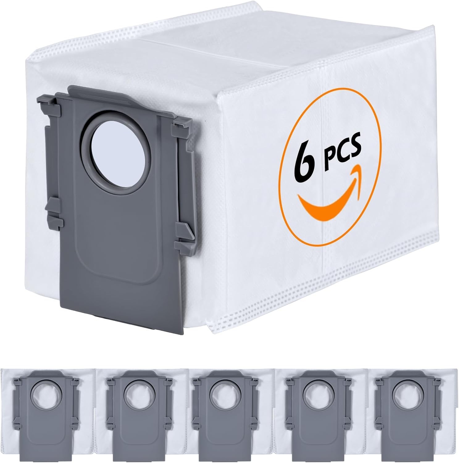 6 Pack Q revo Dust Bags Replacement for Roborock QV 35A Qrevo S5V QV35S