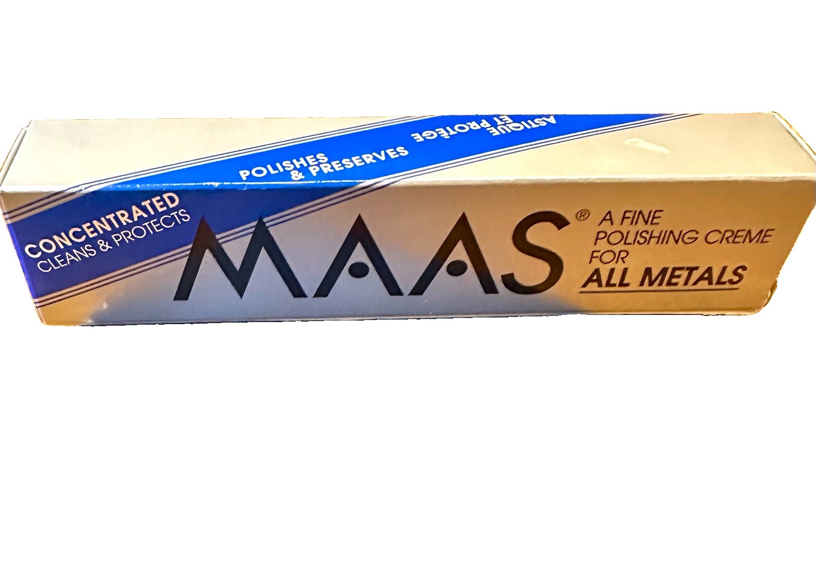 MAAS Concentrated A Fine Polishing Creme for All Metals 4 oz Partial Tube