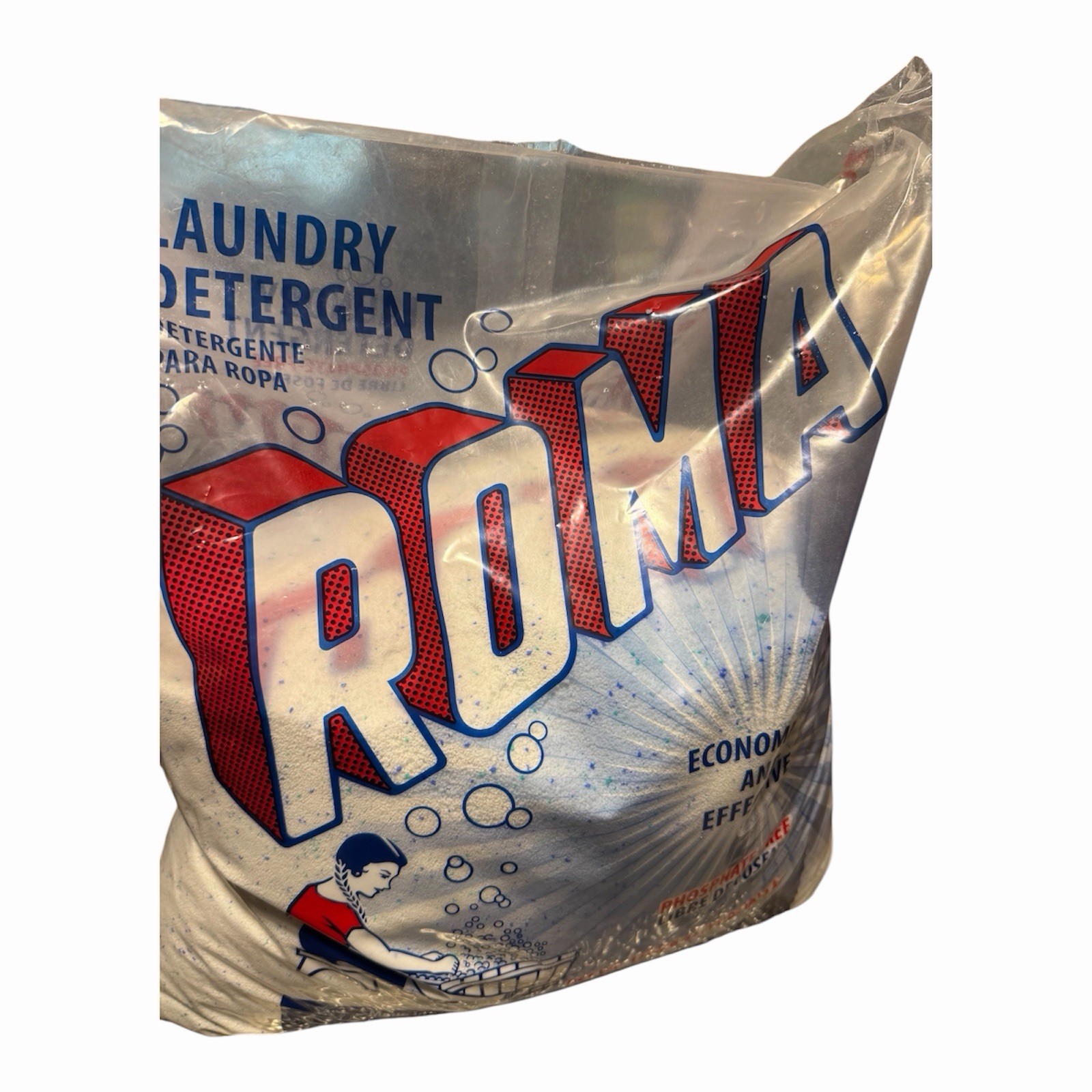 ROMA Laundry Detergent Powder, More Than 100 Loads, Washing Machine Use