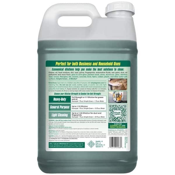 2 Pack Simple Green 2.5 Gal. All-Purpose Cleaner Concentrated Formula Sassafras