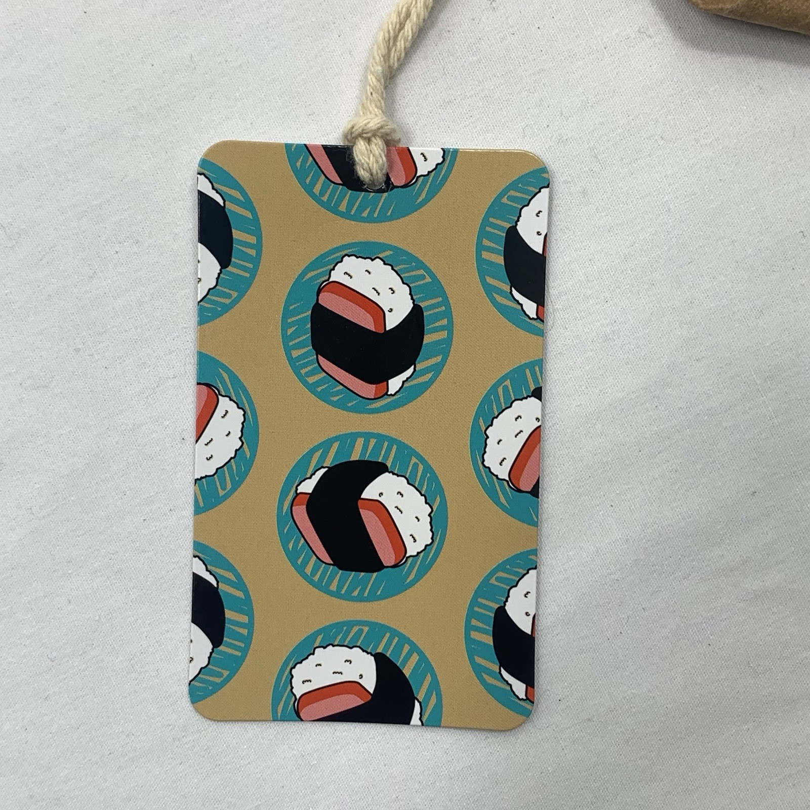Fun Musubi Hawai’i Foodland Reusable Washable Grocery Tote Bag, 14”x12”x7”