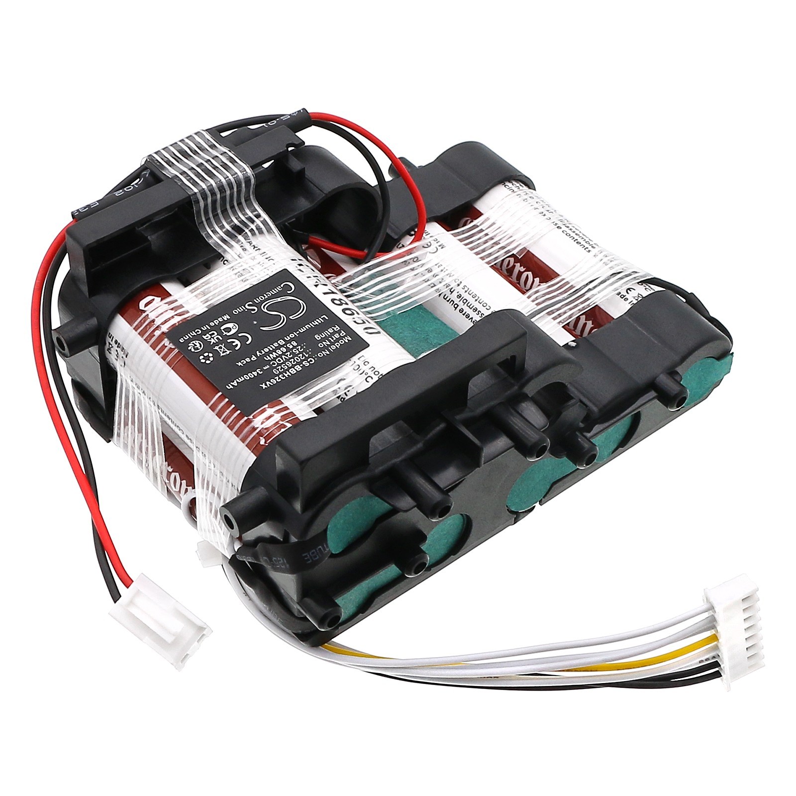 BATTERIE 3400mAh 12026529 For Bosch BBH3251GB BBH3PETGB BBH3ZOO25 Flexxo 2-In-1