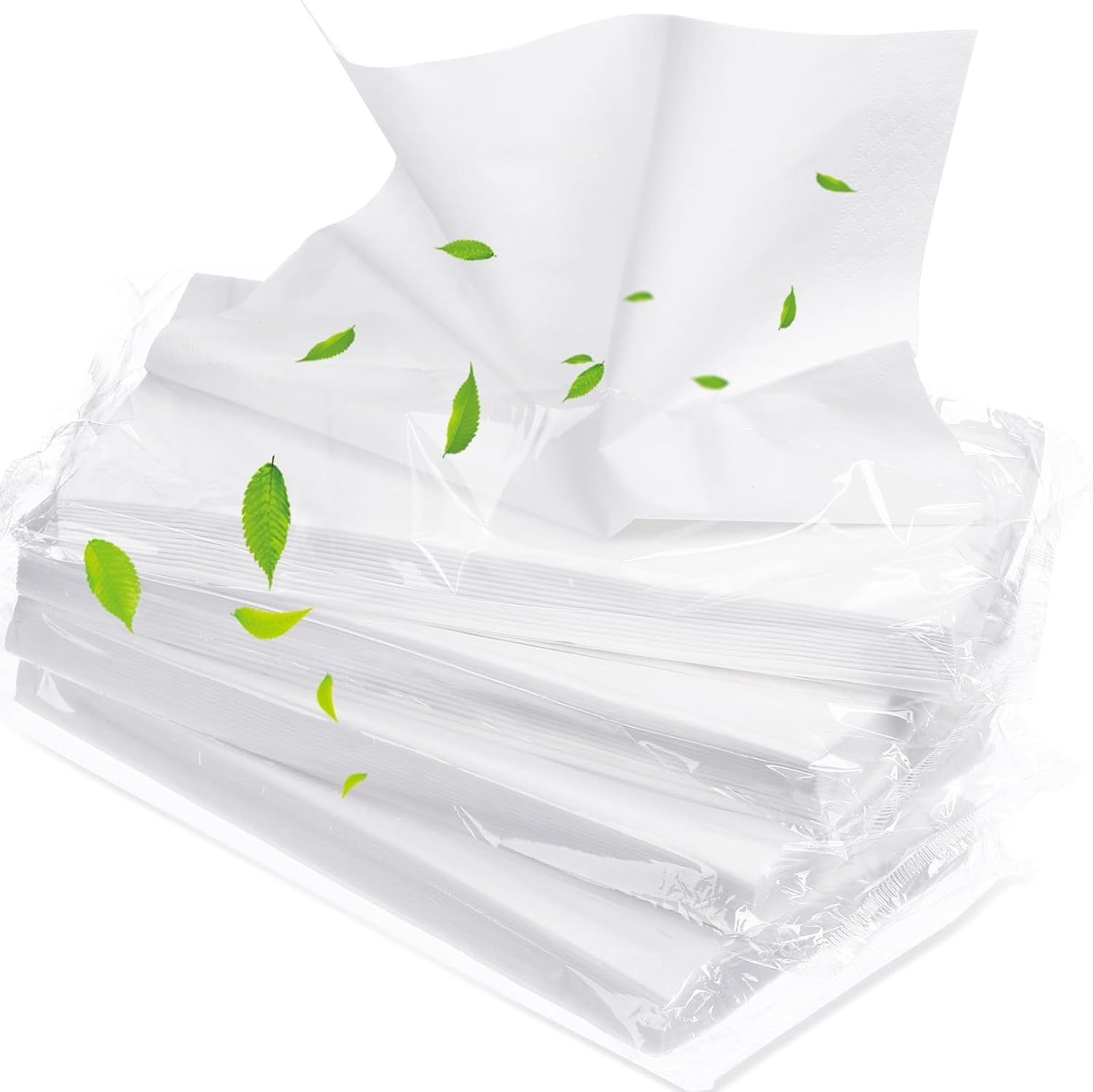 4 Packs Car Tissue Refills, Car Napkin Holder Refill Facial Auto Visor Travel