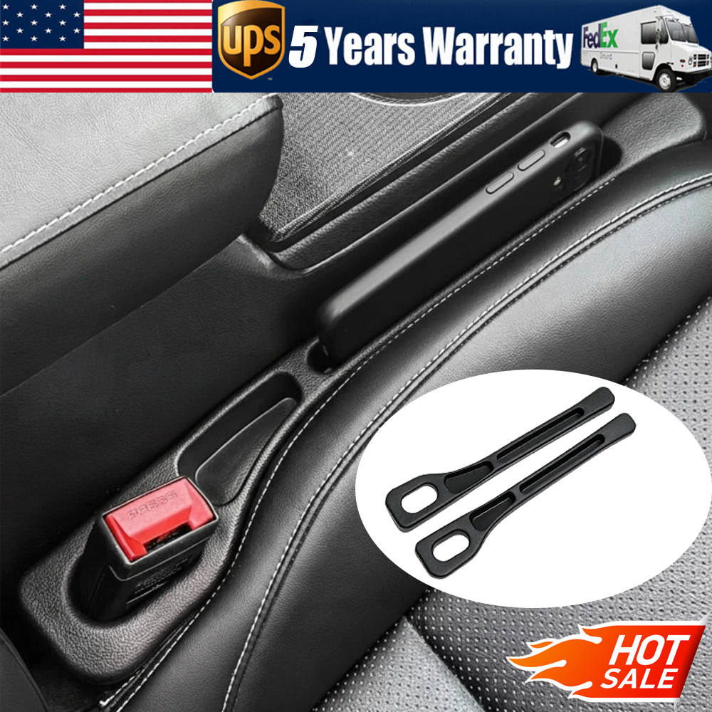 Car Seat Gap Filler Leather Multifunctional Accessories with Storage Organizer