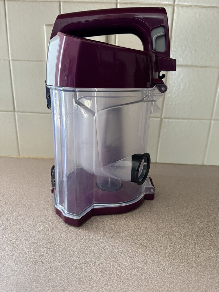 Shark Lift-Away Vacuum Cleaner CU530 Maroon Parts Dirt Bin Canister Used