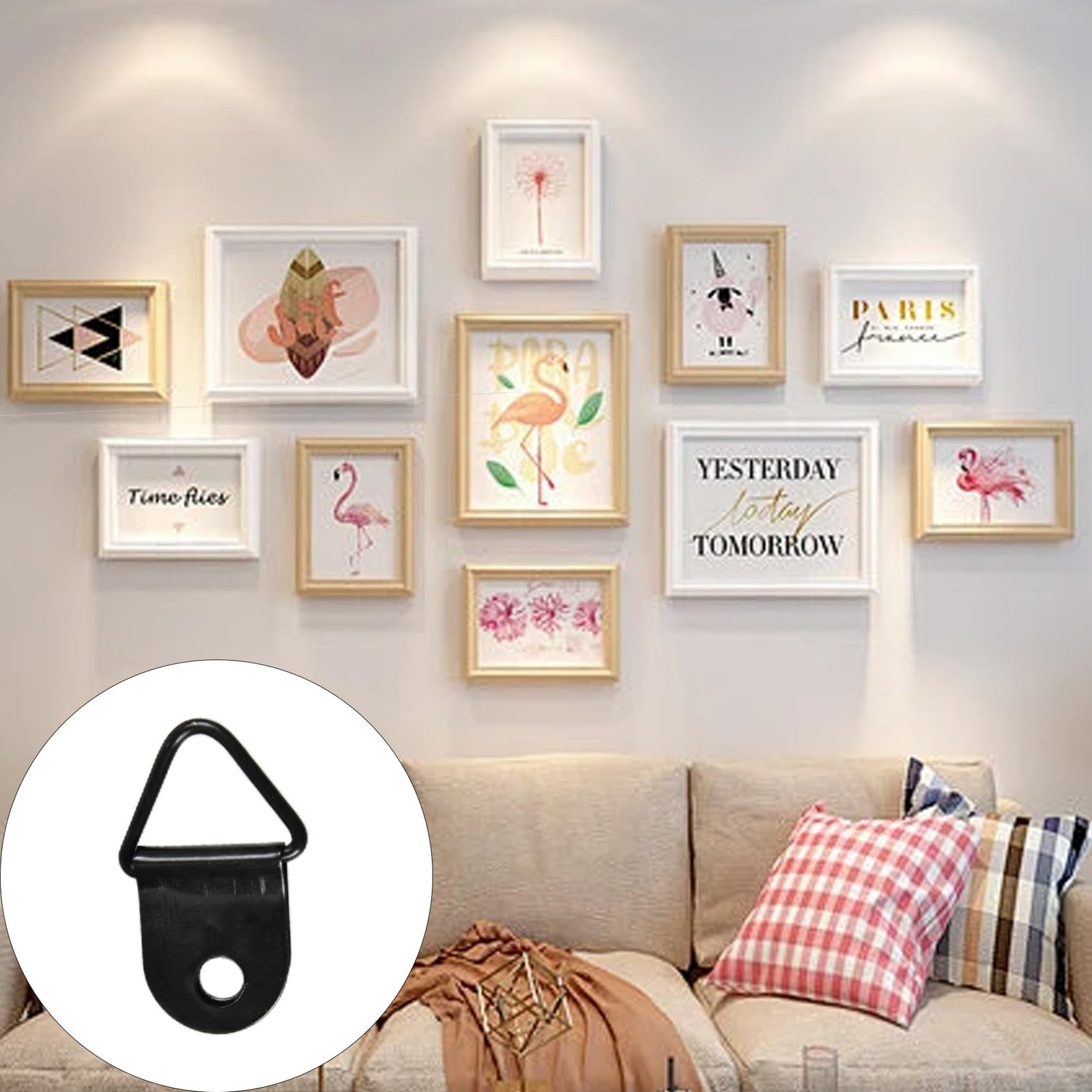 Triangle D Ring Picture Hangers Frame Hanging Hardware