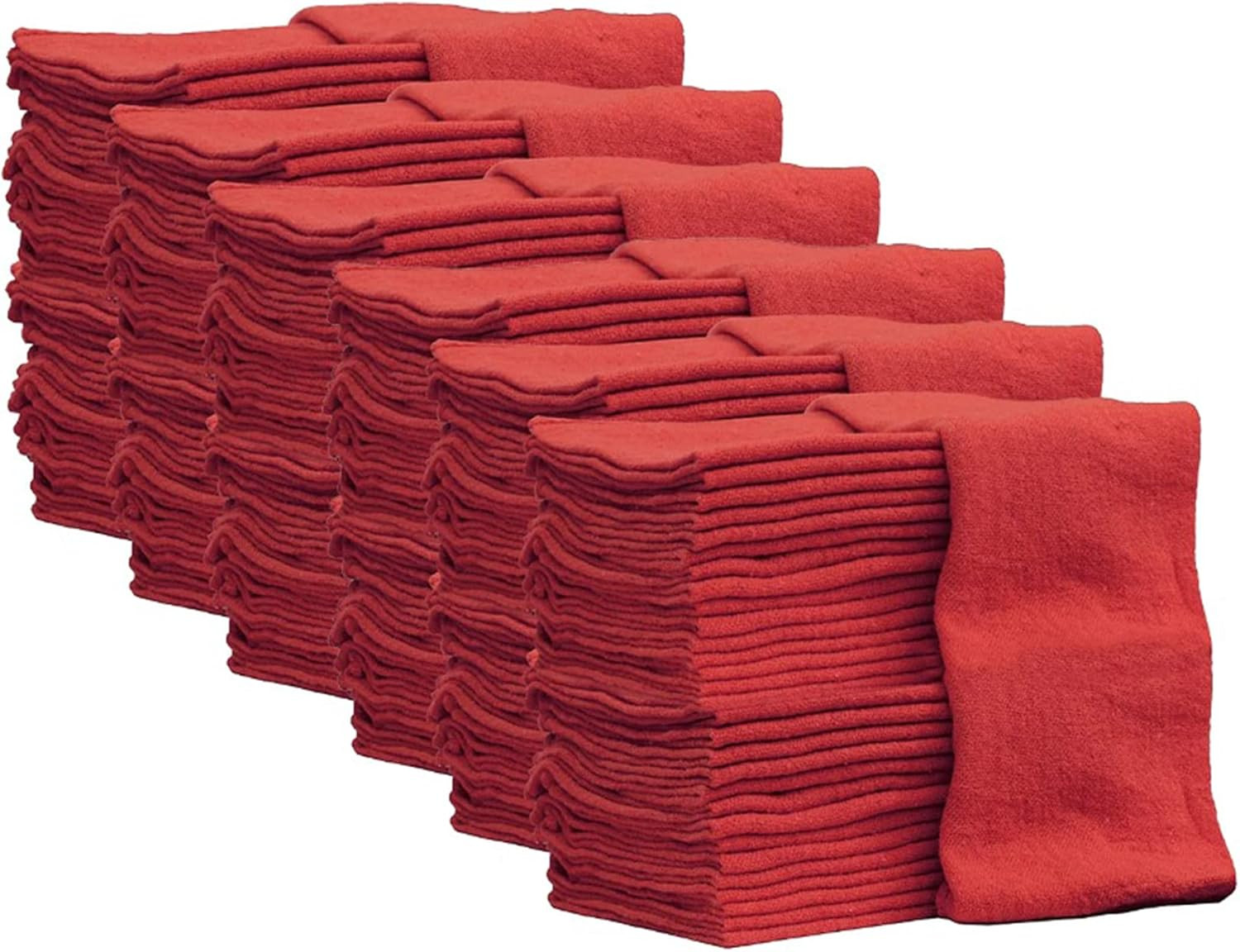 Auto Mechanic Shop Towels 500 Pack Bulk Shop Rags 100% Cotton Size 14″X14″ Comme