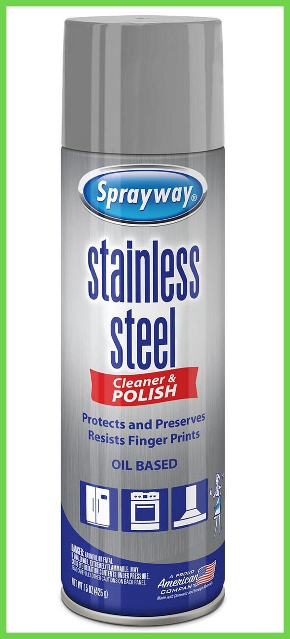 Sprayway Stainless Steel Cleaner and Polisher (15 oz, 6 pk.), SEALED