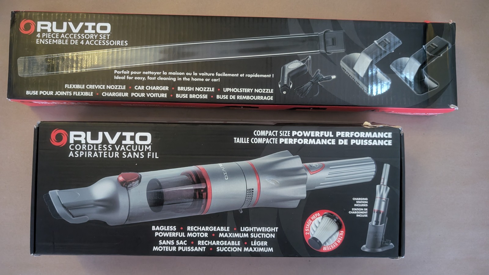 RuvioBagless Cordless Rechargeable Stick