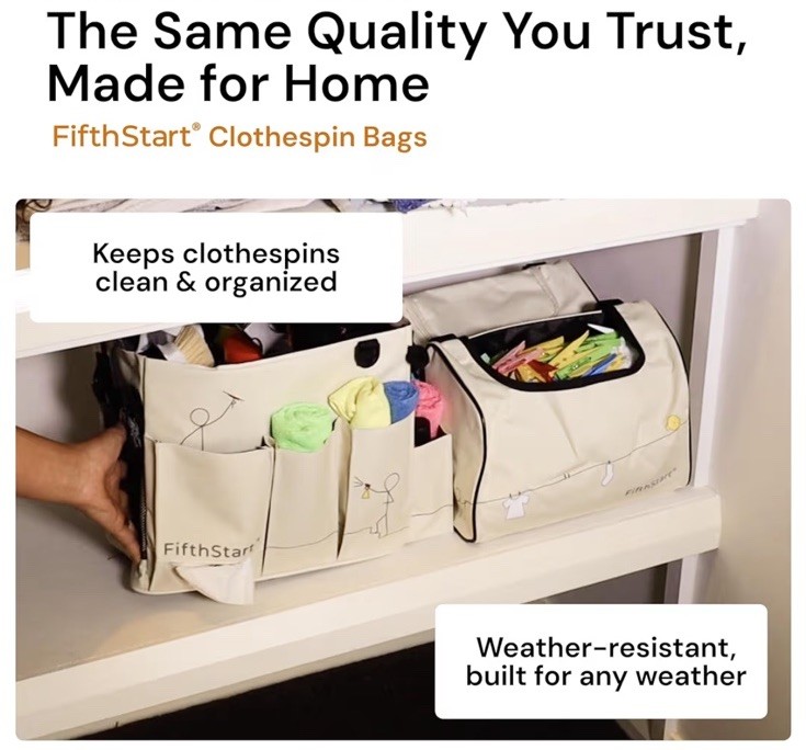 Multiuse Cleaning Caddy with Waist & Shoulder Strap,9 Pockets Beige Large Bag