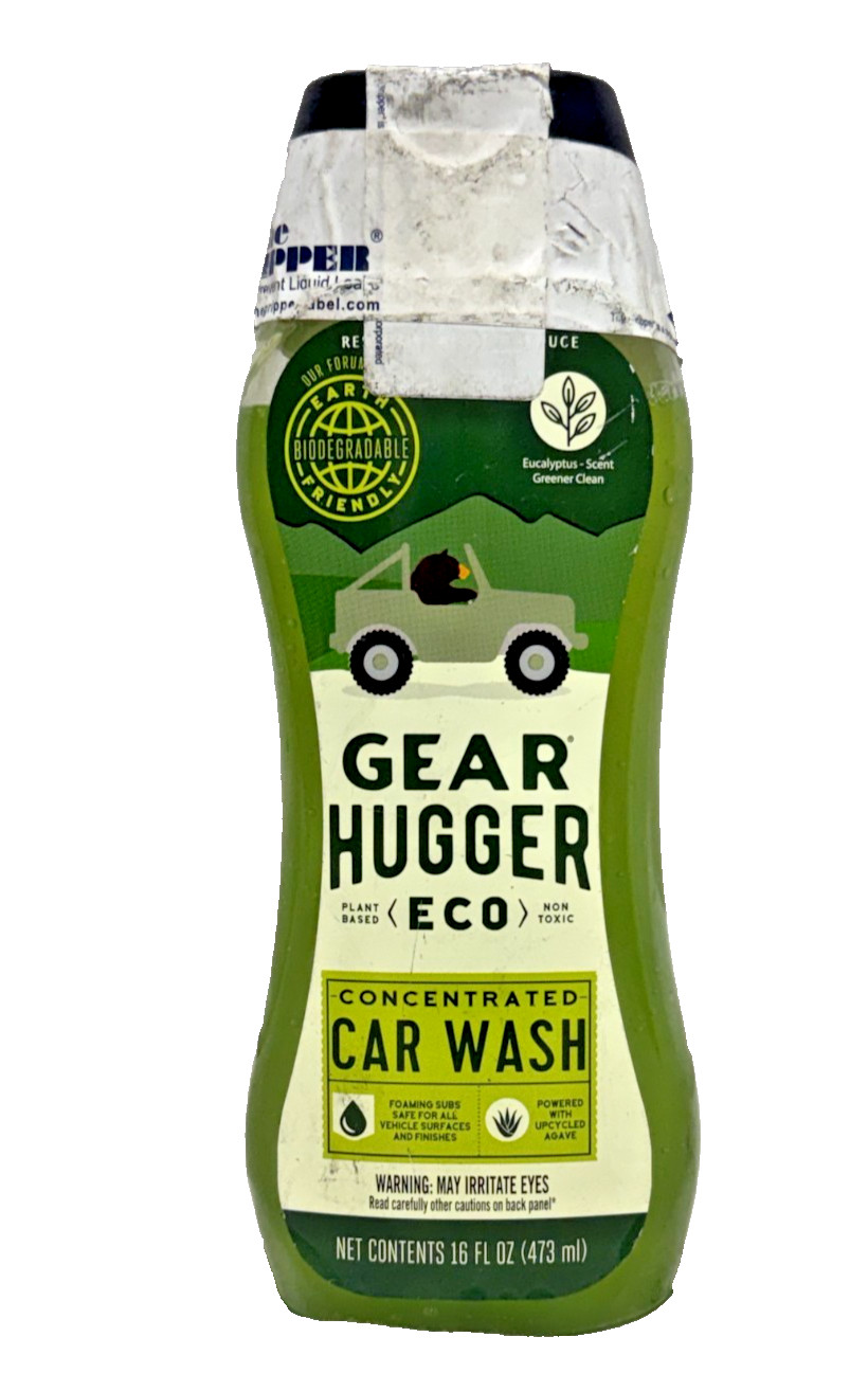 Gear Hugger ECO Concentrated Car Wash Soap 16 Oz Eucalyptus Plant-Based Cleaner
